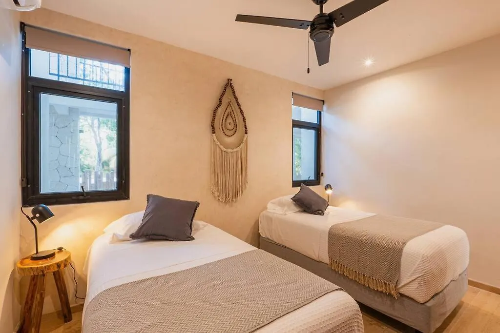Brand New Pool Side 2Br Private Concierge Apartment Tulum Mexico