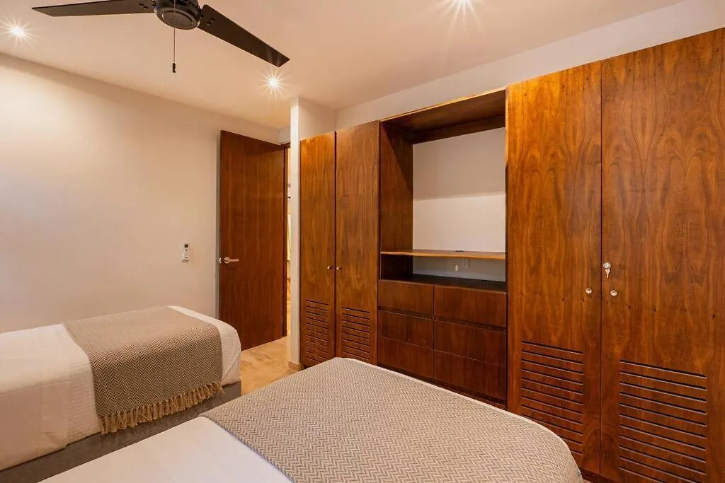 Brand New Pool Side 2Br Private Concierge Apartment Tulum 0*,  Mexico