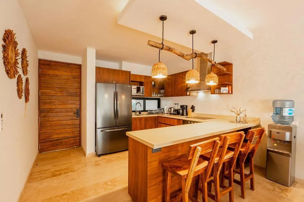 Brand New Pool Side 2Br Private Concierge Apartment Tulum Mexico