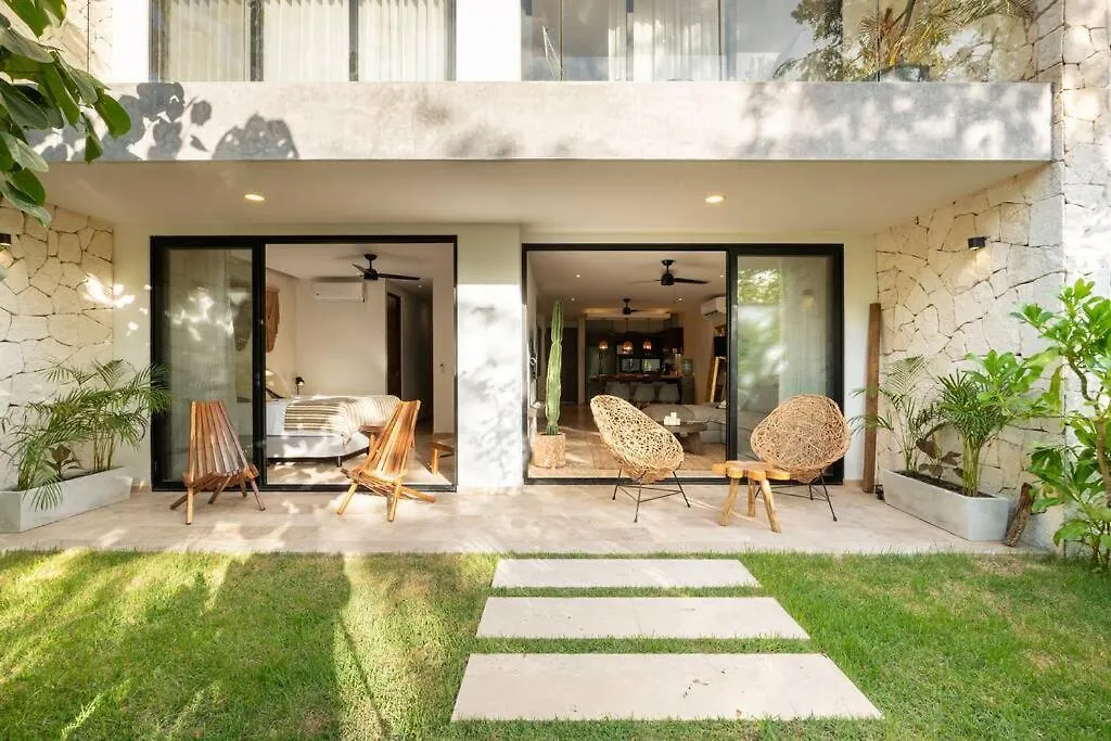 Brand New Pool Side 2Br Private Concierge Apartment Tulum Mexico
